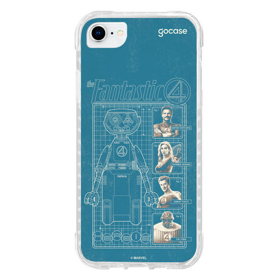 Capinha para celular  Quarteto Fantástico - Herbie Anatomy