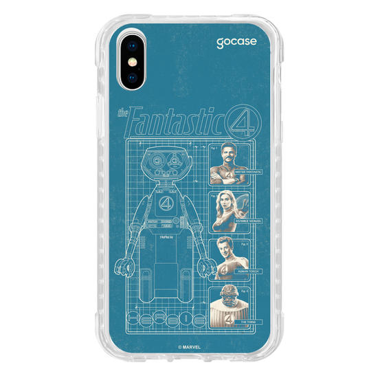 Capinha para celular  Quarteto Fantástico - Herbie Anatomy