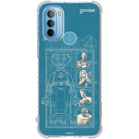 Capinha para celular  Quarteto Fantástico - Herbie Anatomy