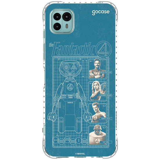 Capinha para celular  Quarteto Fantástico - Herbie Anatomy