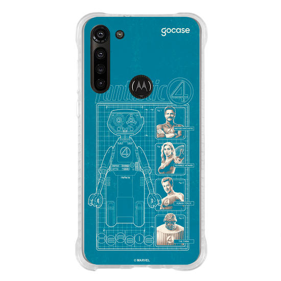 Capinha para celular  Quarteto Fantástico - Herbie Anatomy