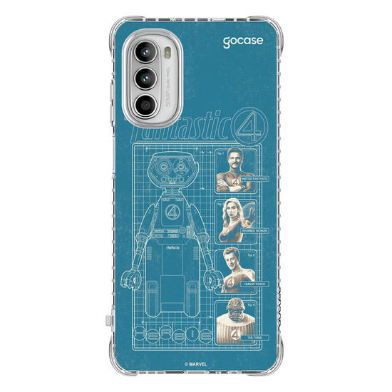 Capinha para celular  Quarteto Fantástico - Herbie Anatomy