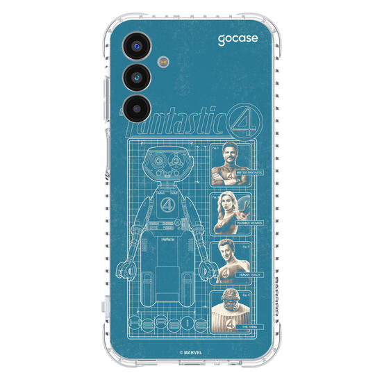 Capinha para celular  Quarteto Fantástico - Herbie Anatomy