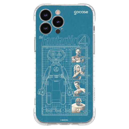 Capinha para celular  Quarteto Fantástico - Herbie Anatomy