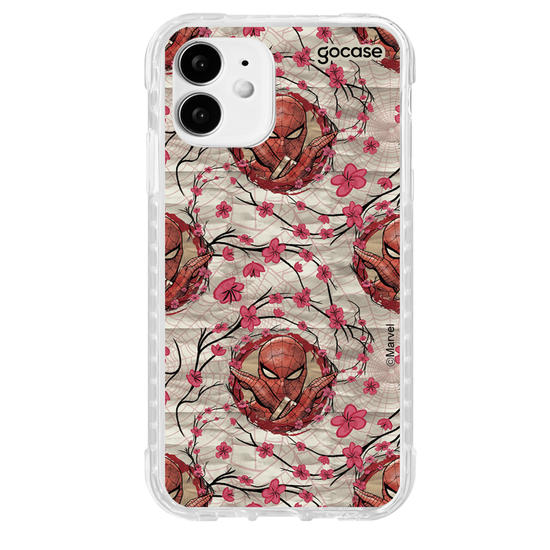 Capinha para celular Homem Aranha - Flores de Cerejeira