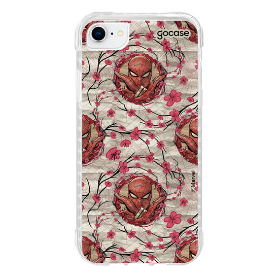 Capinha para celular Homem Aranha - Flores de Cerejeira