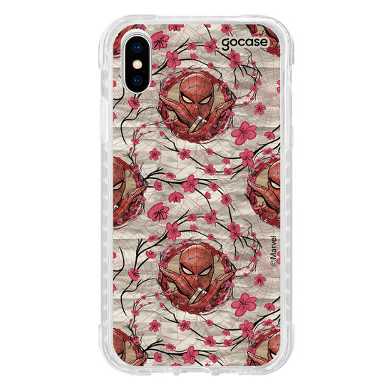 Capinha para celular Homem Aranha - Flores de Cerejeira