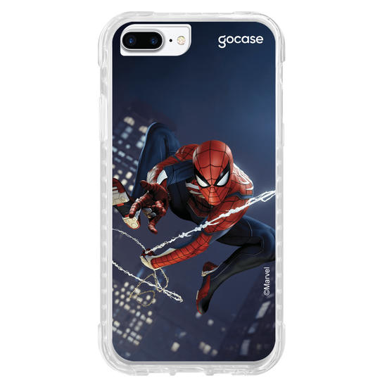 Capinha para celular Homem Aranha - Prédios