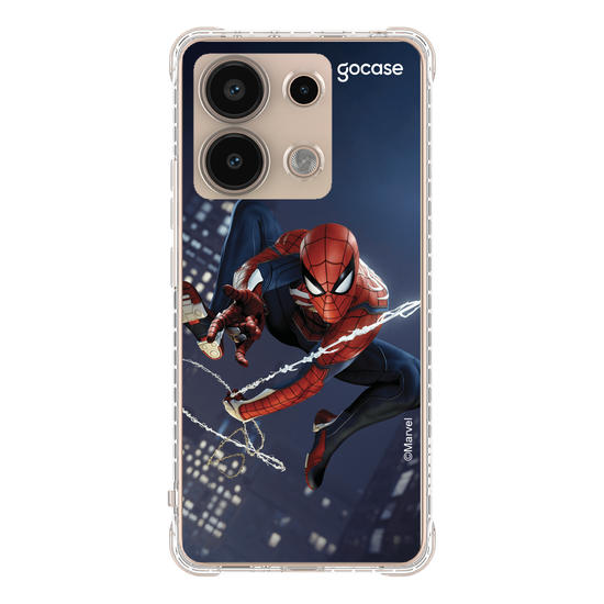 Capinha para celular Homem Aranha - Prédios