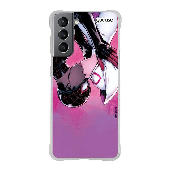 Capinha para celular Homem-Aranha - Beijo no Multiverso