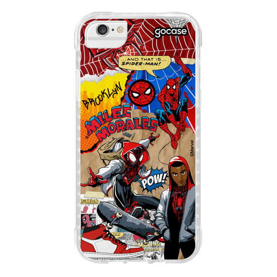 Capinha para celular Homem Aranha - Colagem