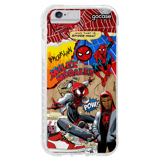 Capinha para celular Homem Aranha - Colagem