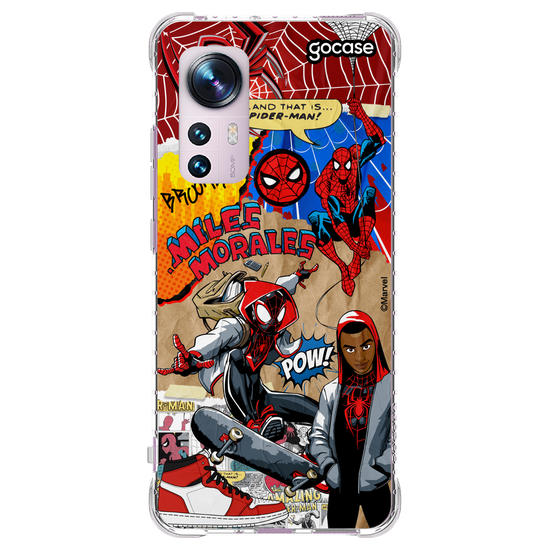 Capinha para celular Homem Aranha - Colagem