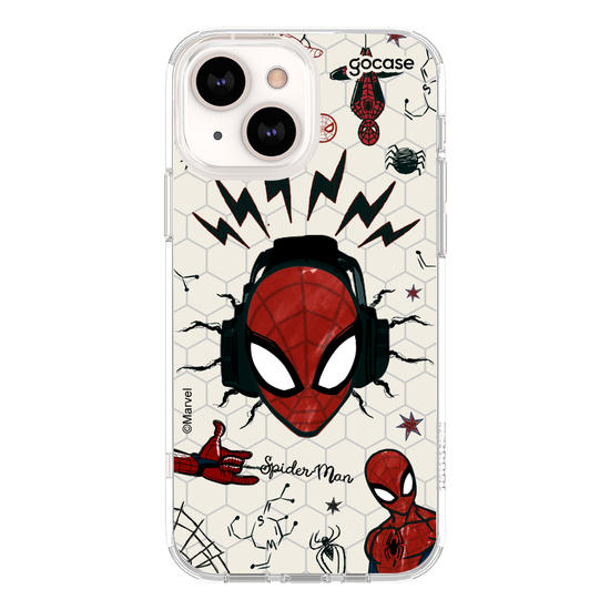 Capinha para celular Spider-Man Elements Sketch