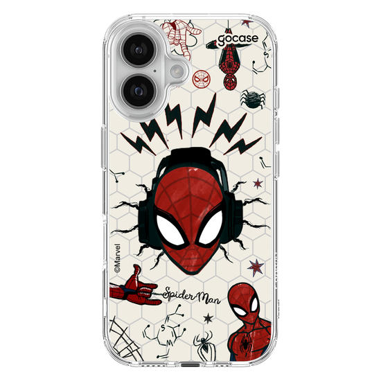Capinha para celular  Spider-Man Elements Sketch