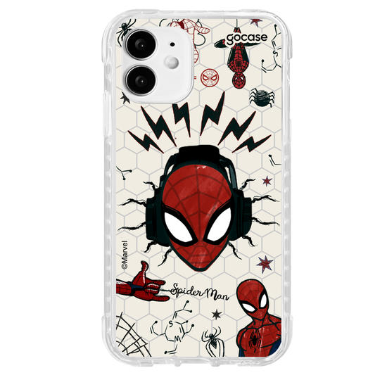 Capinha para celular  Spider-Man Elements Sketch