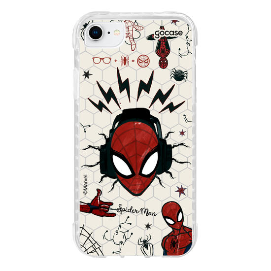 Capinha para celular  Spider-Man Elements Sketch