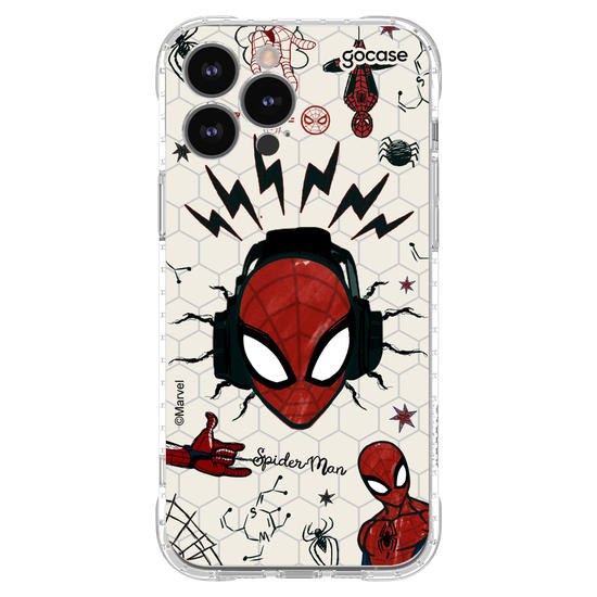 Capinha para celular  Spider-Man Elements Sketch