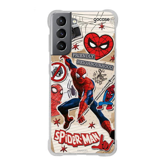Capinha para celular  Homem Aranha - Colagem