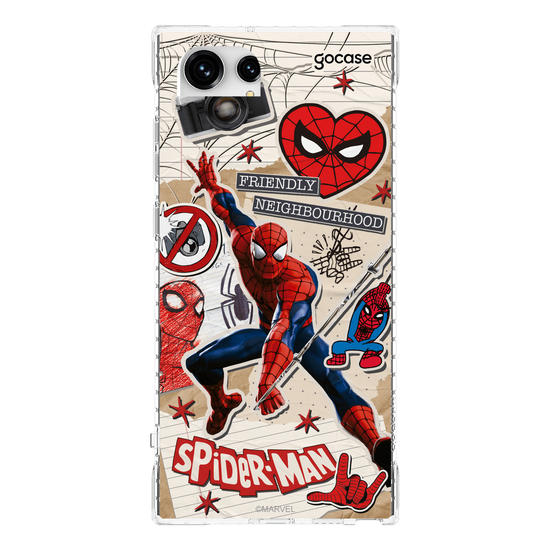 Capinha para celular  Homem Aranha - Colagem