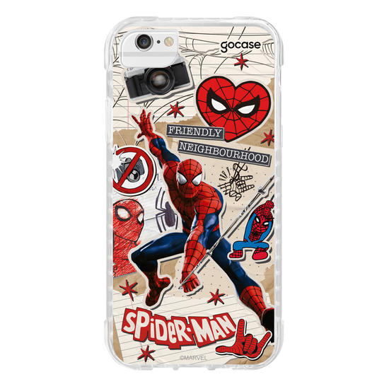 Capinha para celular  Homem Aranha - Colagem