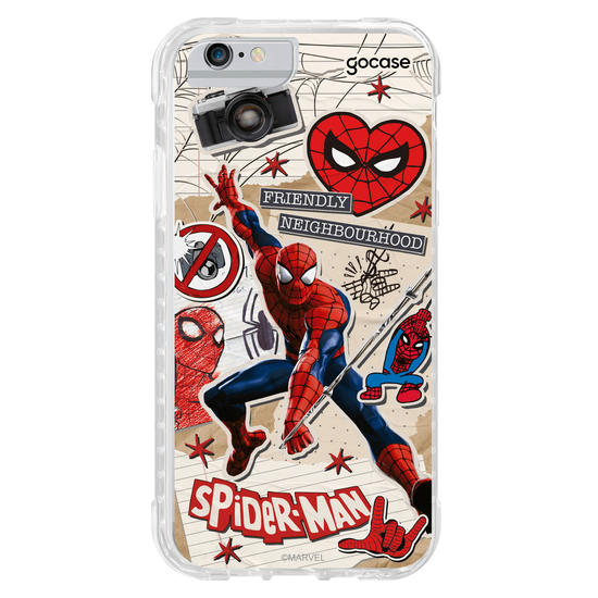Capinha para celular  Homem Aranha - Colagem