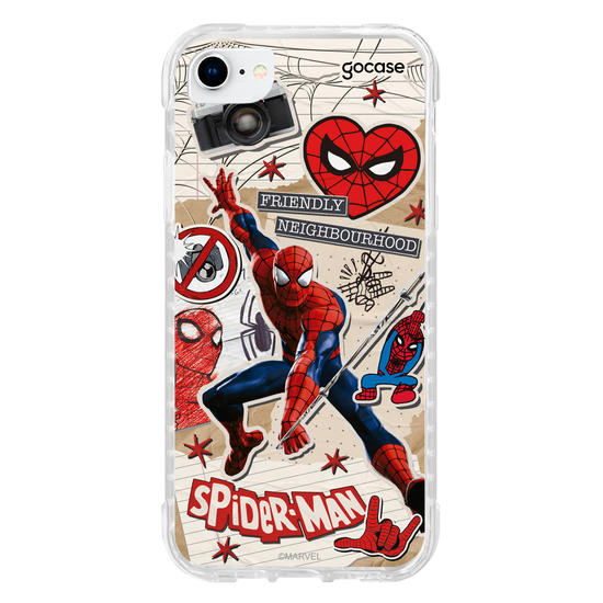 Capinha para celular  Homem Aranha - Colagem