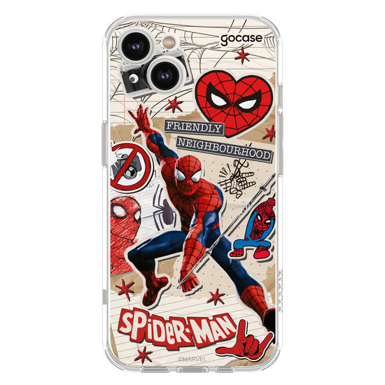 Capinha para celular  Homem Aranha - Colagem