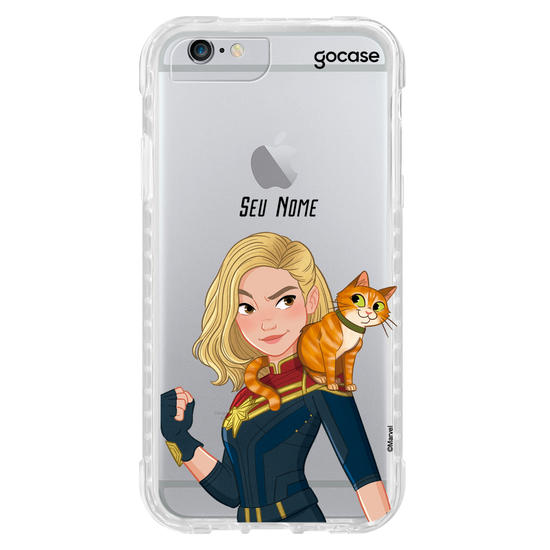 Capinha para celular  The Marvels - Capitã Marvel e Goose