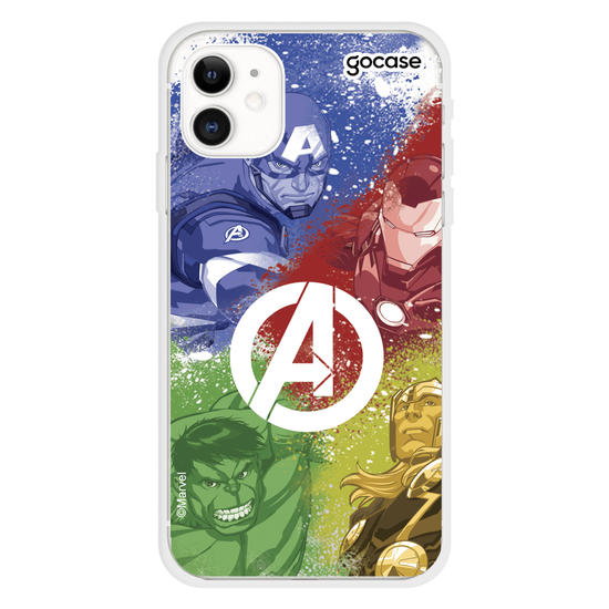 Marvel - Vingadores Originais Aquarela Phone Case