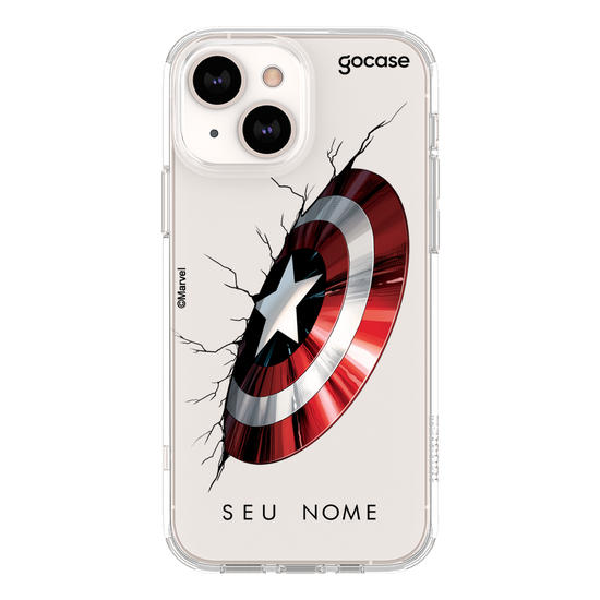 Capinha para celular Marvel - Escudo Capitão América
