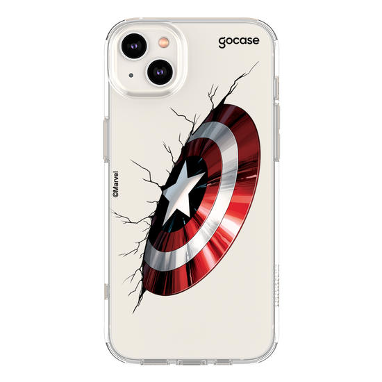 Capinha para celular Marvel - Escudo Capitão América