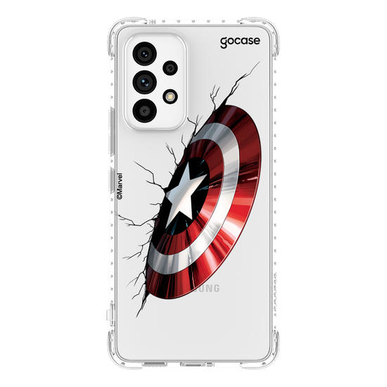 Capinha para celular Marvel - Escudo Capitão América