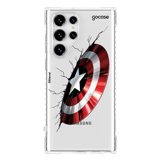 Capinha para celular Marvel - Escudo Capitão América