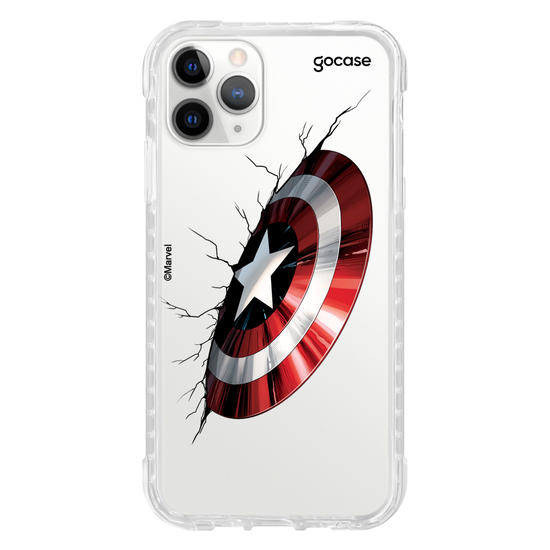 Capinha para celular Marvel - Escudo Capitão América