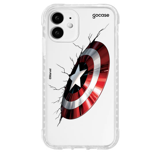 Capinha para celular Marvel - Escudo Capitão América