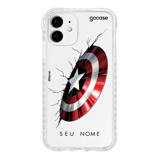 Funda para Xiaomi Redmi Note 10S Oficial de Marvel Capitán América Escudo  Transparente - Marvel