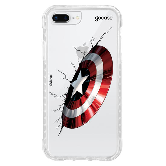 Capinha para celular Marvel - Escudo Capitão América