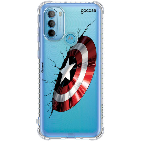 Capinha para celular Marvel - Escudo Capitão América