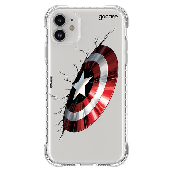 Capinha para celular Marvel - Escudo Capitão América