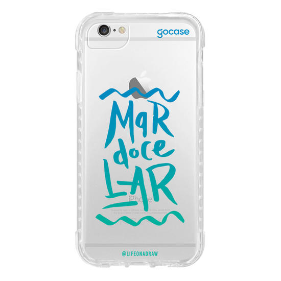 Capinha para celular Mar Doce Lar