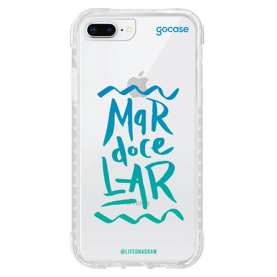 Capinha para celular Mar Doce Lar