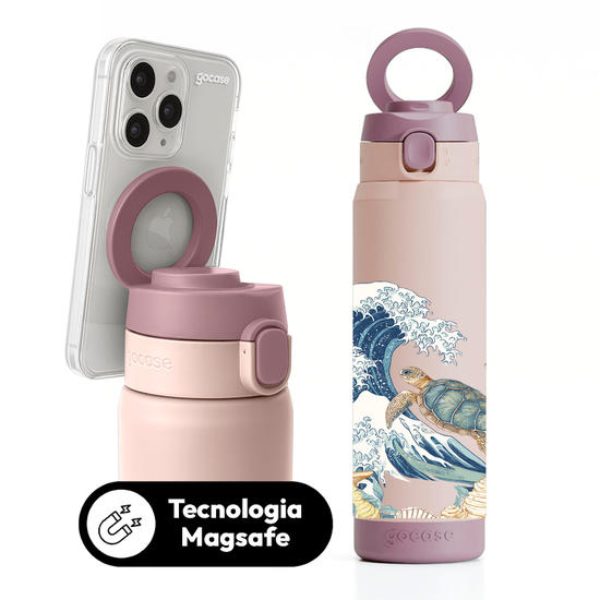 Garrafa Térmica Magsafe + Ebook -   Maré Azul