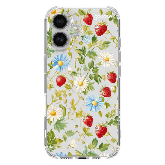 Capinha para celular  Margaridas e Morangos
