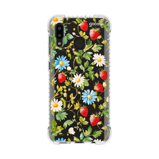 Capinha para celular  Margaridas e Morangos
