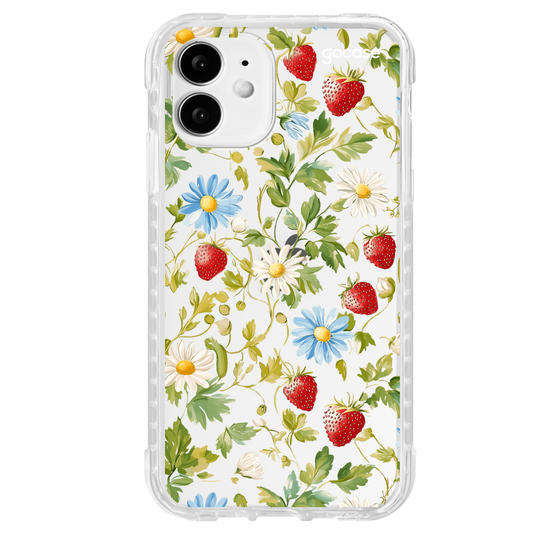 Capinha para celular  Margaridas e Morangos