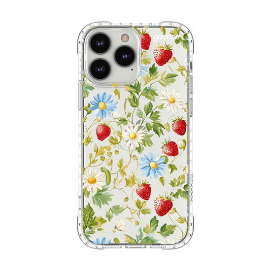 Capinha para celular  Margaridas e Morangos