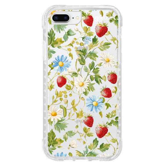 Capinha para celular  Margaridas e Morangos