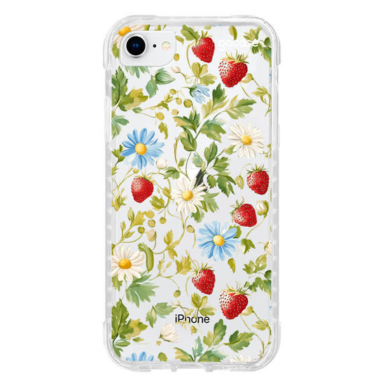 Capinha para celular  Margaridas e Morangos