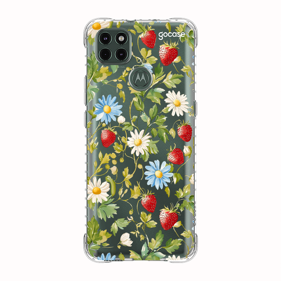 Capinha para celular  Margaridas e Morangos